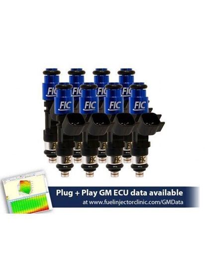 Picture of 775cc (85 lbs/hr at OE 58 PSI fuel pressure) FIC Fuel Injector Clinic Injector Set for LS1 engines (High-Z)