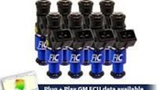 Picture of 1200cc (130 lbs/hr at OE 58 PSI fuel pressure) FIC Fuel Injector Clinic Injector Set for 4.8/5.3/6.0 Truck Motors ('07-'13) (High-Z) (is305-1200h)